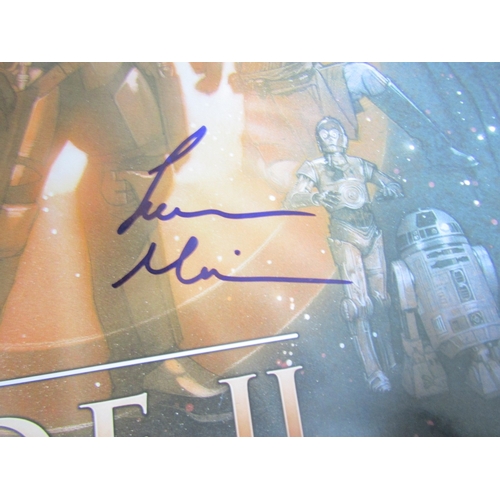 1892 - Replica Signed Star Wars Poster Episode II Attack of the Clones Allegedly Signed by Cast and Crew to... 