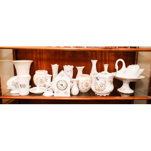 1938 - Shelf of Various Porcelain Aynsley Tara and Royal Tara Quantity as Photographed