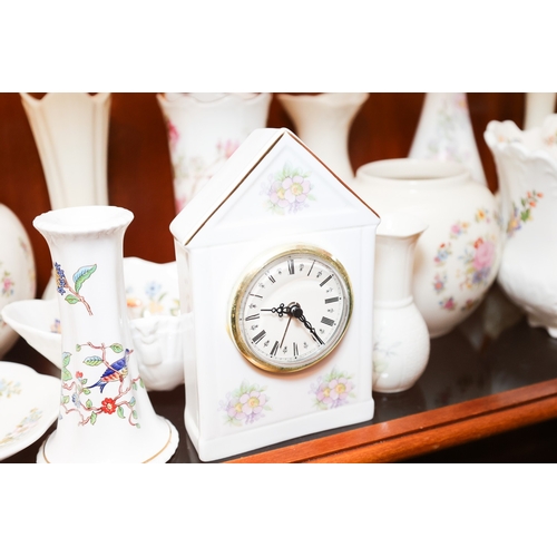 1938 - Shelf of Various Porcelain Aynsley Tara and Royal Tara Quantity as Photographed