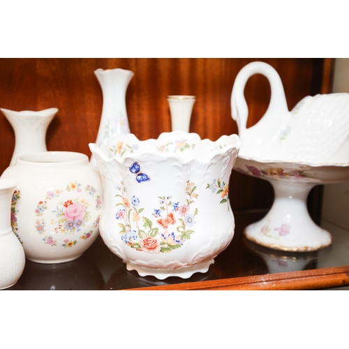 1938 - Shelf of Various Porcelain Aynsley Tara and Royal Tara Quantity as Photographed