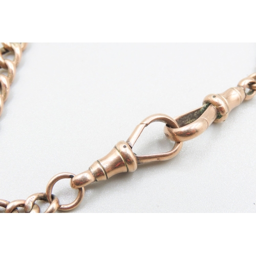 266 - 9 Carat Yellow Gold Pocket Watch Chain or Necklace 40cm Long Lobster Clasps