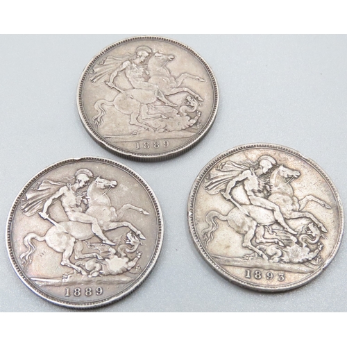 422 - Five Silver Coins