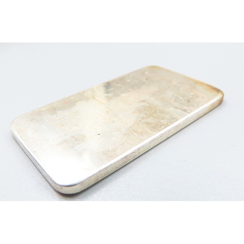 45 - One Ounce Fine 999.9 Silver Bar by Sharps Pixley & Co Ltd London Bullion Brokers