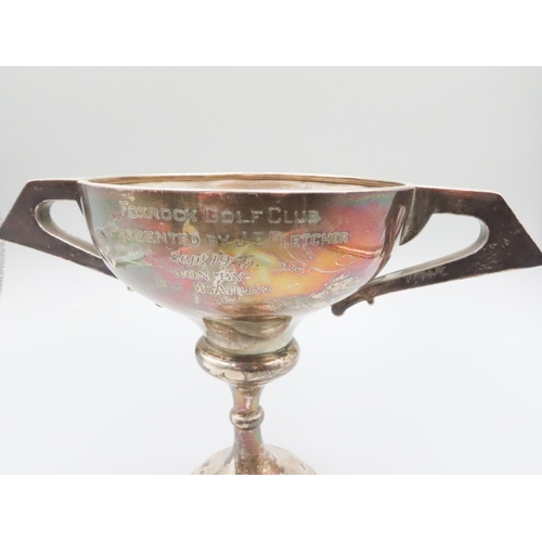 474 - Silver Presentation Cup Foxrock Golf Club September 1945