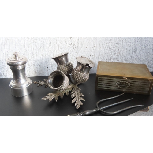 501 - Collection of Various Silver Plated Items Quantity as Photographed