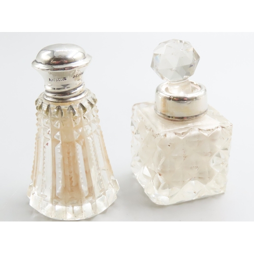 1240 - Pair of Silver Mounted Table Salts