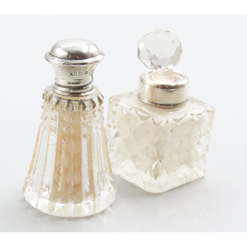 1240 - Pair of Silver Mounted Table Salts