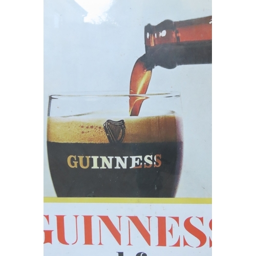 1254 - Guinness Public Bar Advertising Sign Approximately 28 Inches High x 24 Inches Wide