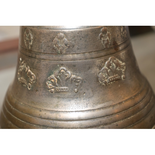 1016 - Old Ships Bell Cast Bronze Approximately 7 Inches High