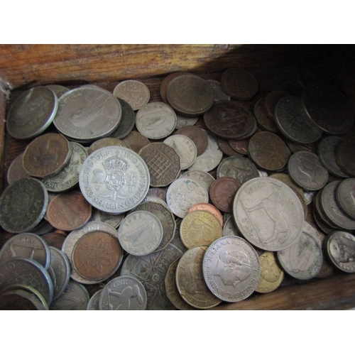 1021 - Various Irish and Other Coinage Contents of Two Boxes Some Silver Content Quantity as Photographed