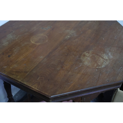 1045 - Two Edwardian Shaped Form Side Tables Each Photographed Separately Largest Approximately 3ft Wide x ... 