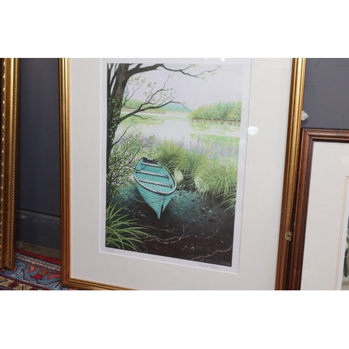 1079 - Frances Morris Pair of Gilt Framed Lithographs Each Signed and Numbered by the Artist and Another of... 