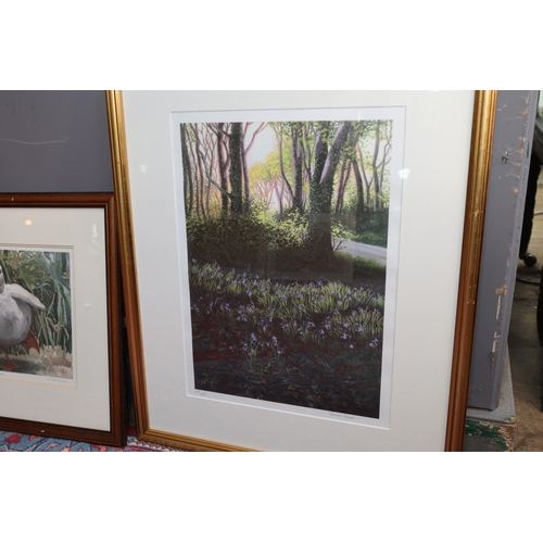 1079 - Frances Morris Pair of Gilt Framed Lithographs Each Signed and Numbered by the Artist and Another of... 