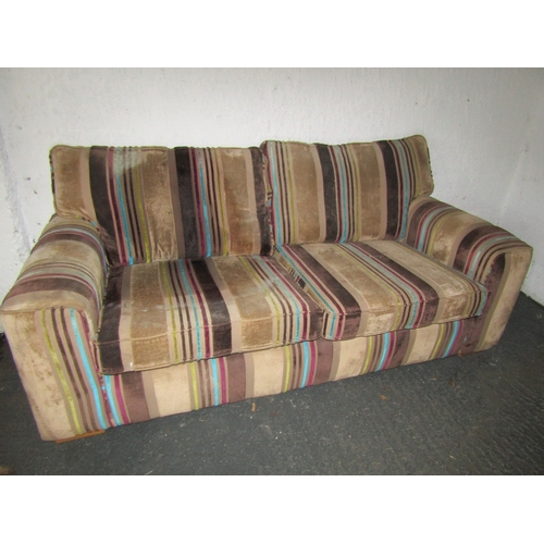 1097 - Modern Settee Approximately 6ft 6 Inches Wide