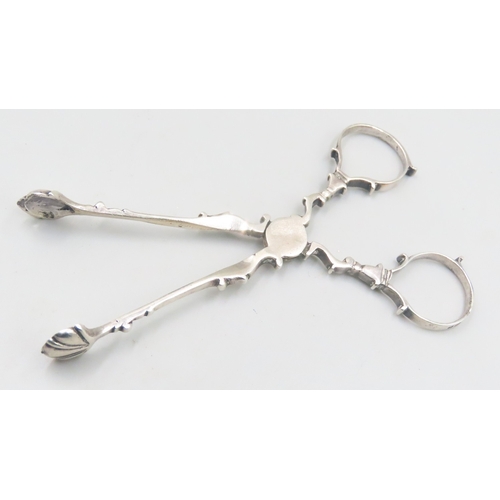 1514 - Pair of Silver Sugar Scissors or Fruit Nips 12cm Long