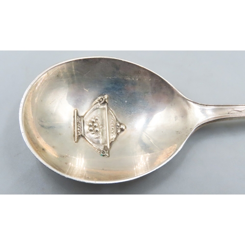 1516 - Silver Tiffany Presentation Spoon Attractively Chased Stamped with Makers Mark to Verso of Well 17cm... 