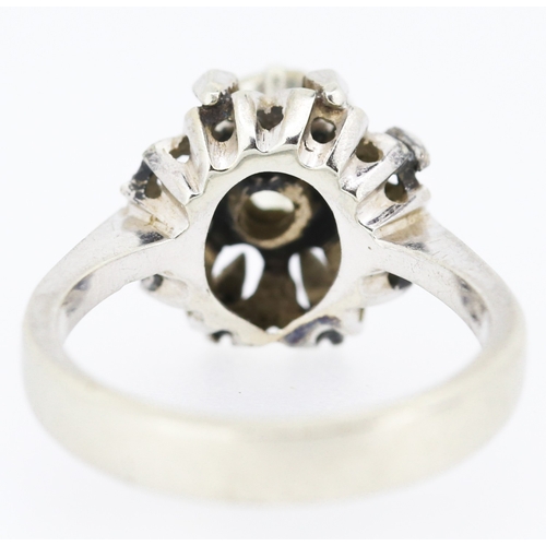 155 - Unusual Form Diamond 1ct Solitaire Ring Mounted in 18 Carat Yellow Gold Rig Size L and a Half