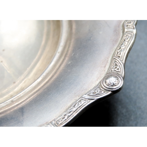 1661 - Pedestal Form Silver Fruit Dish 15cm Diameter x 15cm High