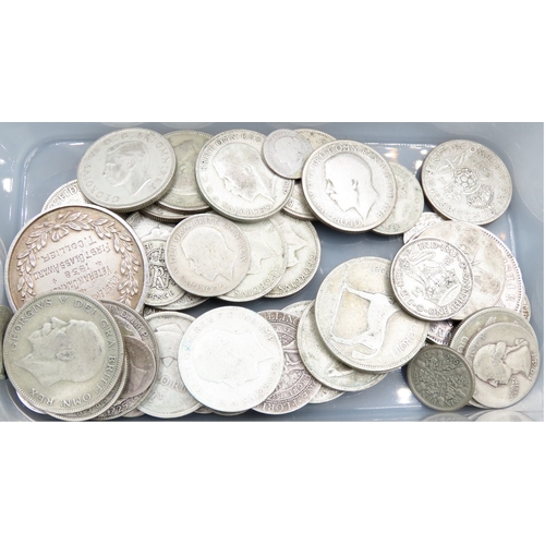 1663 - Various Old Silver Coins Quantity as Photographed