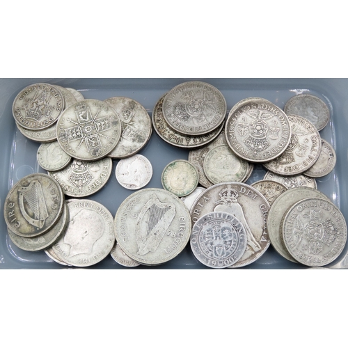 1664 - Various Old Silver Coins Quantity as Photographed