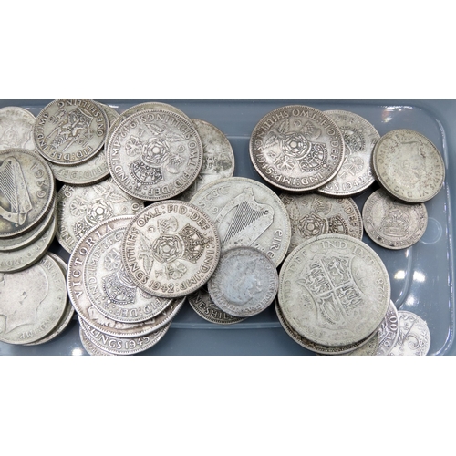 1664 - Various Old Silver Coins Quantity as Photographed