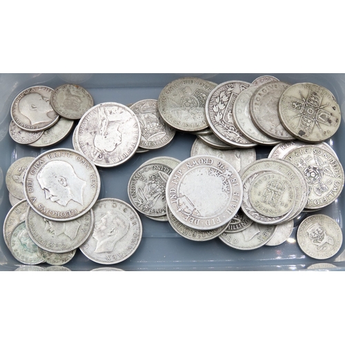 1665 - Various Old Silver Coins Quantity as Photographed