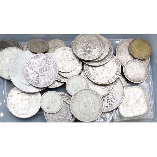 1667 - Various Old Silver Coins Quantity as Photographed