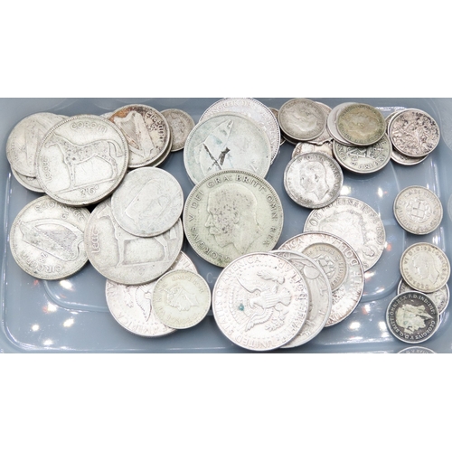 1668 - Various Old Silver Coins Quantity as Photographed