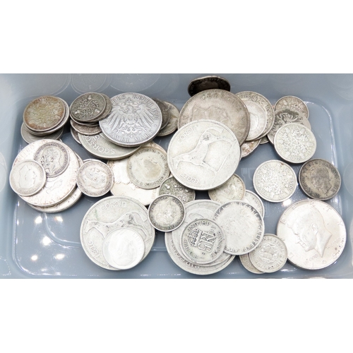 1669 - Various Old Silver Coins Quantity as Photographed