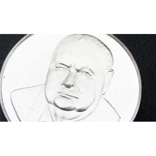 1694 - Sir Winston Spencer - Churchill Pure Silver Commemorative Coin