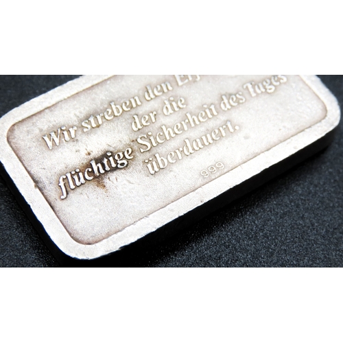 1698 - Del Bruck and Co. Private Bank Pure Silver Ingot 100g