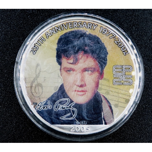 1700 - United States of America 1oz Fine Silver Elvis Presley Commemorative Coin Dated 2005 1oz Pure Silver... 