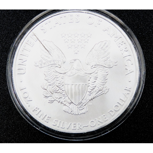 1701 - American Silver Liberty Coin 1oz Pure Silver Encapsulated