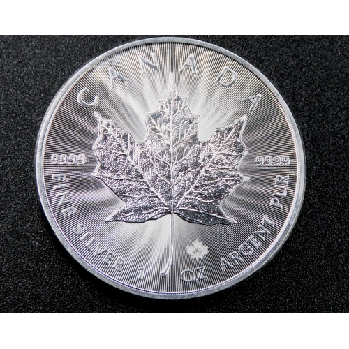 1720 - Canadian Pure Silver Maple Leaf Coin 1oz