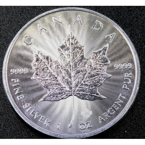 1721 - Canadian Pure Silver Maple Leaf Coin 1oz