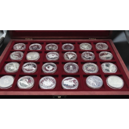 1834 - Set of Twenty-four Various Canadian 1oz Silver Coins Various Silver Dollars Mint Encapsulated Contai... 