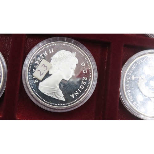 1834 - Set of Twenty-four Various Canadian 1oz Silver Coins Various Silver Dollars Mint Encapsulated Contai... 