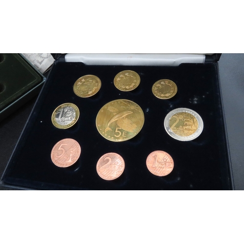 1868 - Three Cased Coin Collections Quantity as Photographed Contained Within Original Presentation Boxes