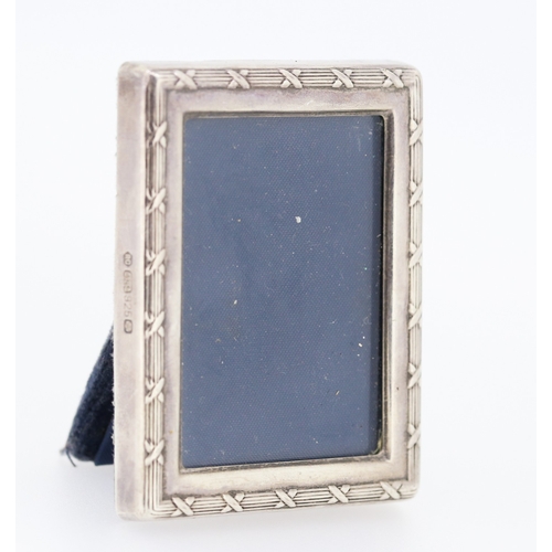 295 - Silver Photograph Frame 5cm by 6.5cm