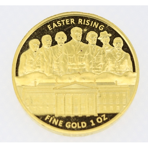 309 - 1 Ounce Fine 999.9 Gold Coin Easter Rising Seachtain na C�sca 1916