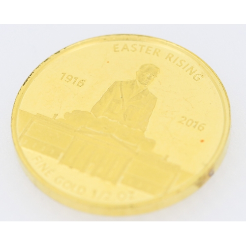 310 - 1/2 Ounce Fine 999.9 Gold Coin Easter Rising Seachtain na C�sca 1916