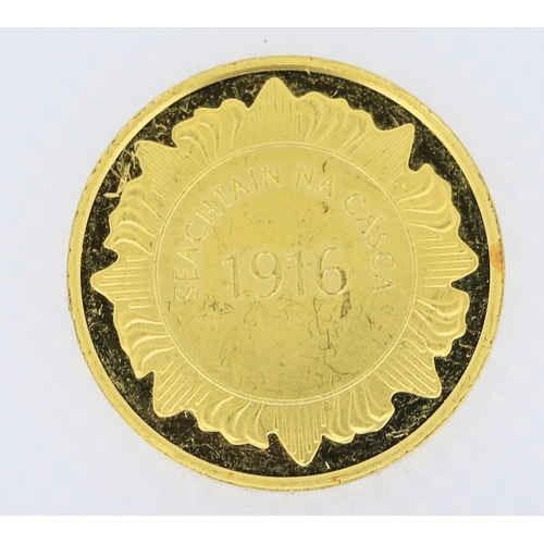 310 - 1/2 Ounce Fine 999.9 Gold Coin Easter Rising Seachtain na C�sca 1916