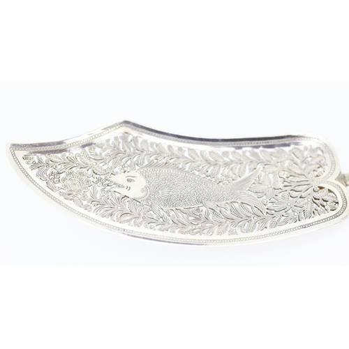 437 - Continental Silver Serving Flatware Including Fish Slice 26 - 28cm Long