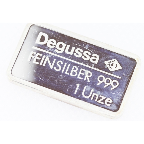 444 - 1 OZ Fine 999.9 Silver Bar 'Berlin Gedachtniskirche' by Degussa