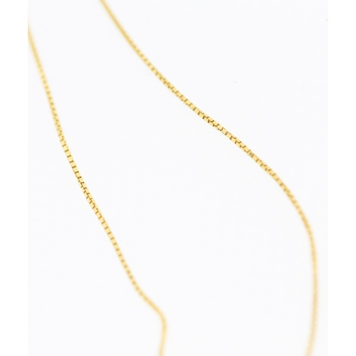 47 - 18 Carat Yellow Gold Box Link Chain 42cm Long