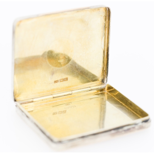 509 - 9 Carat Rose Gold Mounted Silver Desk Box Dated 1941 Attractive Engine Turned Detailing Throughout H... 