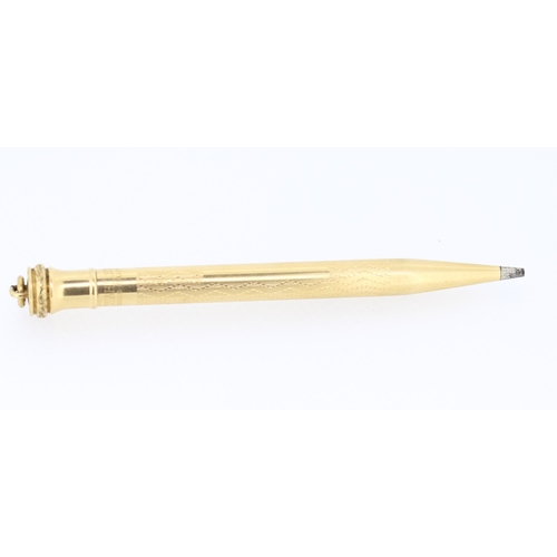 531 - Wahl Eversharp Gold Filled Pencil 10cm Long