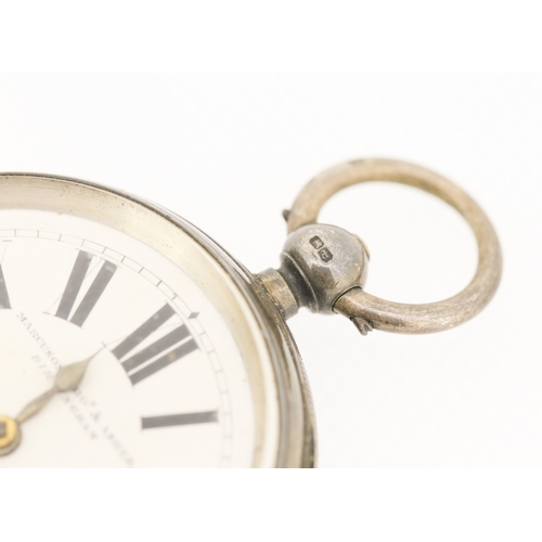 601 - Marcuson Bro's & Asher Birmingham Silver Cased Pocket Watch