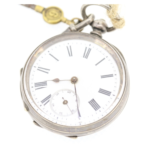 604 - Silver Cased Pocket Watch