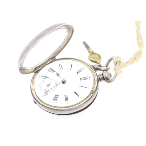 604 - Silver Cased Pocket Watch